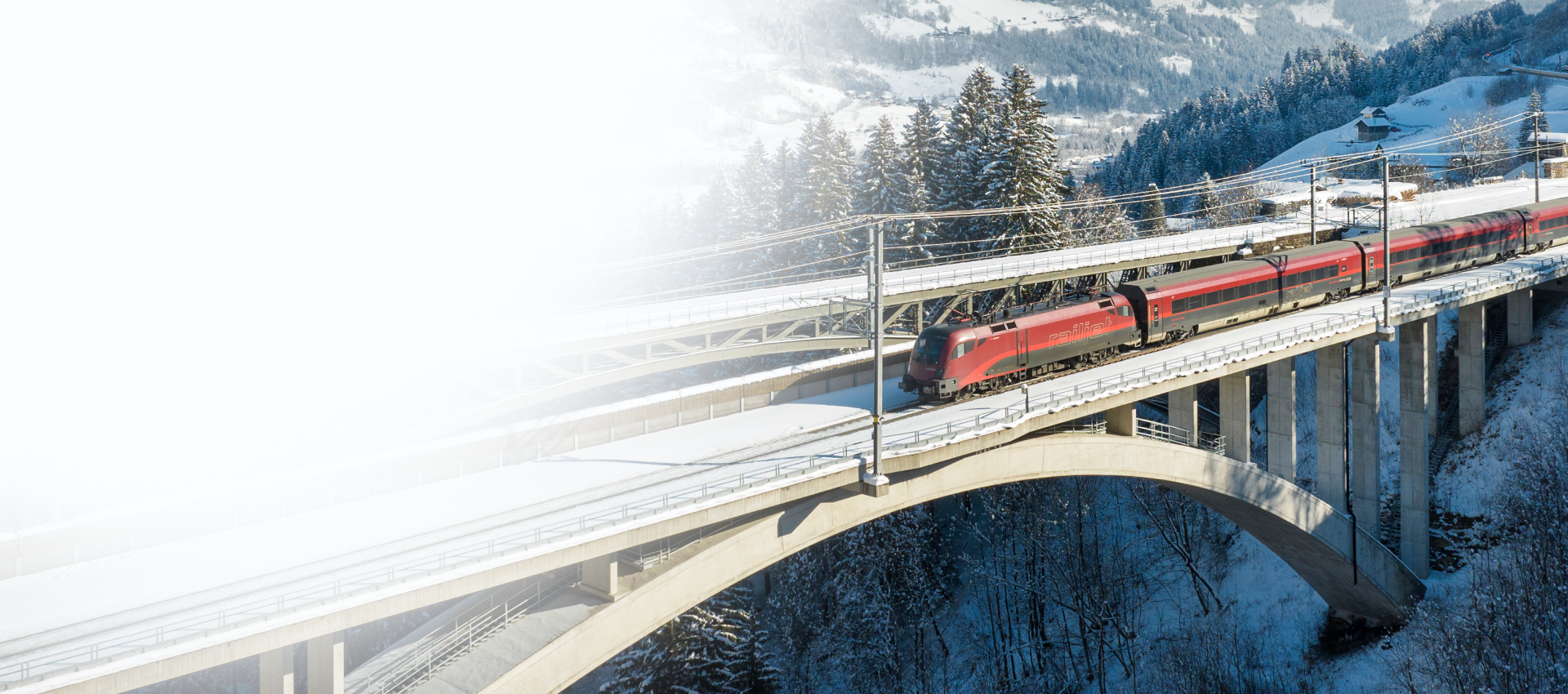 Ski holidays by train